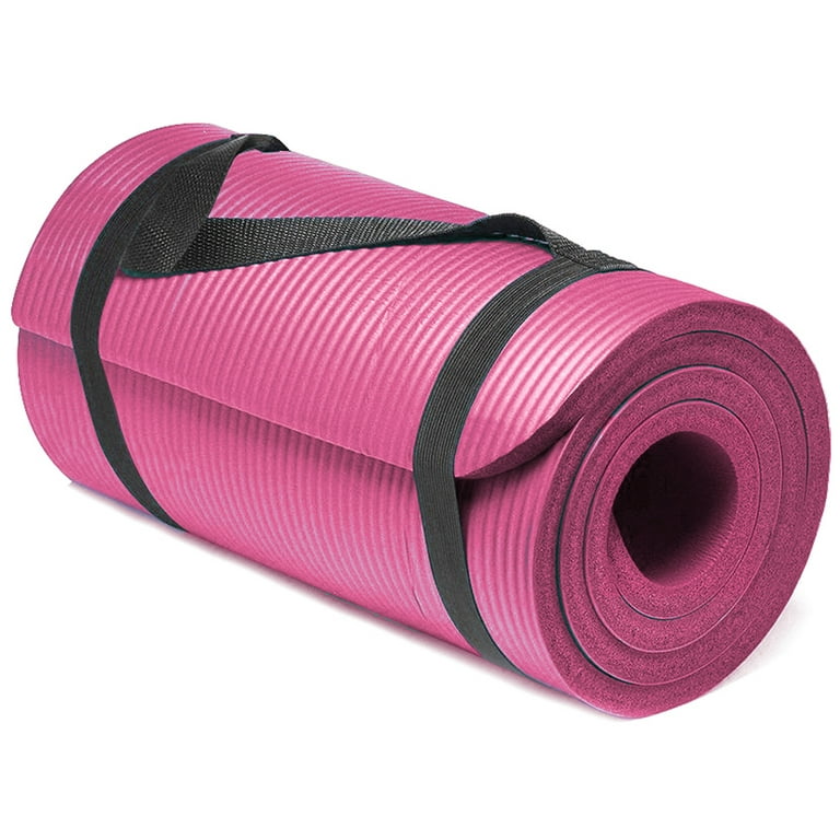 Sivan Health and Fitness Kids Exercise Yoga Mat with Carry Strap