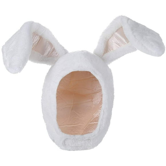 BOBILIKE Plush Fun Bunny Ears Hood Women Costume Hats Christmas Gift Warm Soft and Cozy