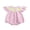 Pink, variant on Suealasg Infant Girls Summer Romper 3M 6M 12M 18M Newborn Short Sleeve Stripes Print One Piece Bodysuit Casual Playsuit Clothes for Baby Girls