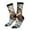 3 Black, variant on Wolf Family Winter Wonderland Crew Socks for Men & Women, Breathable Casual Athletic Ankle Socks