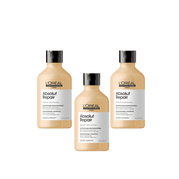 Loreal Professionnel Paris Serie Expert Absolut Repair Shampoo 300 ml 3 Pack