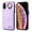 Purple, variant on Case for iPhone Xs, PU Leather 3 Card Slots with Finger Ring Holder Shockproof Phone Case