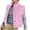 Pink, variant on RQYYD Women's Lightweight Warm Quilted Vest Stand Collar Button Down Sleeveless Padded Jacket with Pockets