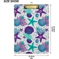 thumbnail image 3 of FMSHPON Colorful Coral Clipboard Hardboard Wood Nursing Clip Board and Pull for Standard A4 Letter 13x9 inches, 3 of 7