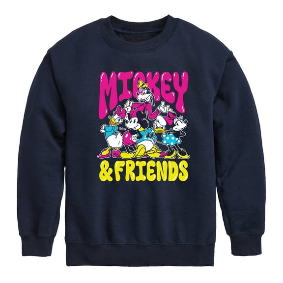 Disney - Mickey And Friends - Youth Crewneck Fleece Sweatshirt