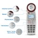 thumbnail image 2 of Teléfono inalámbrico Clarity XLC3.4+ DECT 6.0 amplificado para personas mayores, 2 of 8