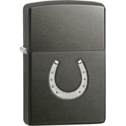 Zippo 28498 Horseshoe Embossed Gray Dusk Finish Classic Lighter