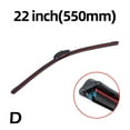 thumbnail image 1 of Car Wiper blades Universal Frameless Bracketless Car Soft Rubber GX Double K8P2, 1 of 9