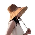 thumbnail image 1 of Qarigey Sombrero de pescador para mujer, gorra de ala ancha, sombreros de cubo para mujer, decoración Type2 NO2, 1 of 6