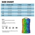 thumbnail image 6 of Pofeuu Multicolored Butterflies Print Men's Muscle T-Shirt, Sleeveless, Muscle Tank, Classic Muscle Tee Top For Men Casual Sleeveless Muscle T-Shirt Trendy Clothes-3X-Large, 6 of 7