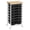 Black, variant on Enogets Rolling Utility Cart with 8 Drawers, Scrapbook Paper &tools Office School GarageOrganizer, Black