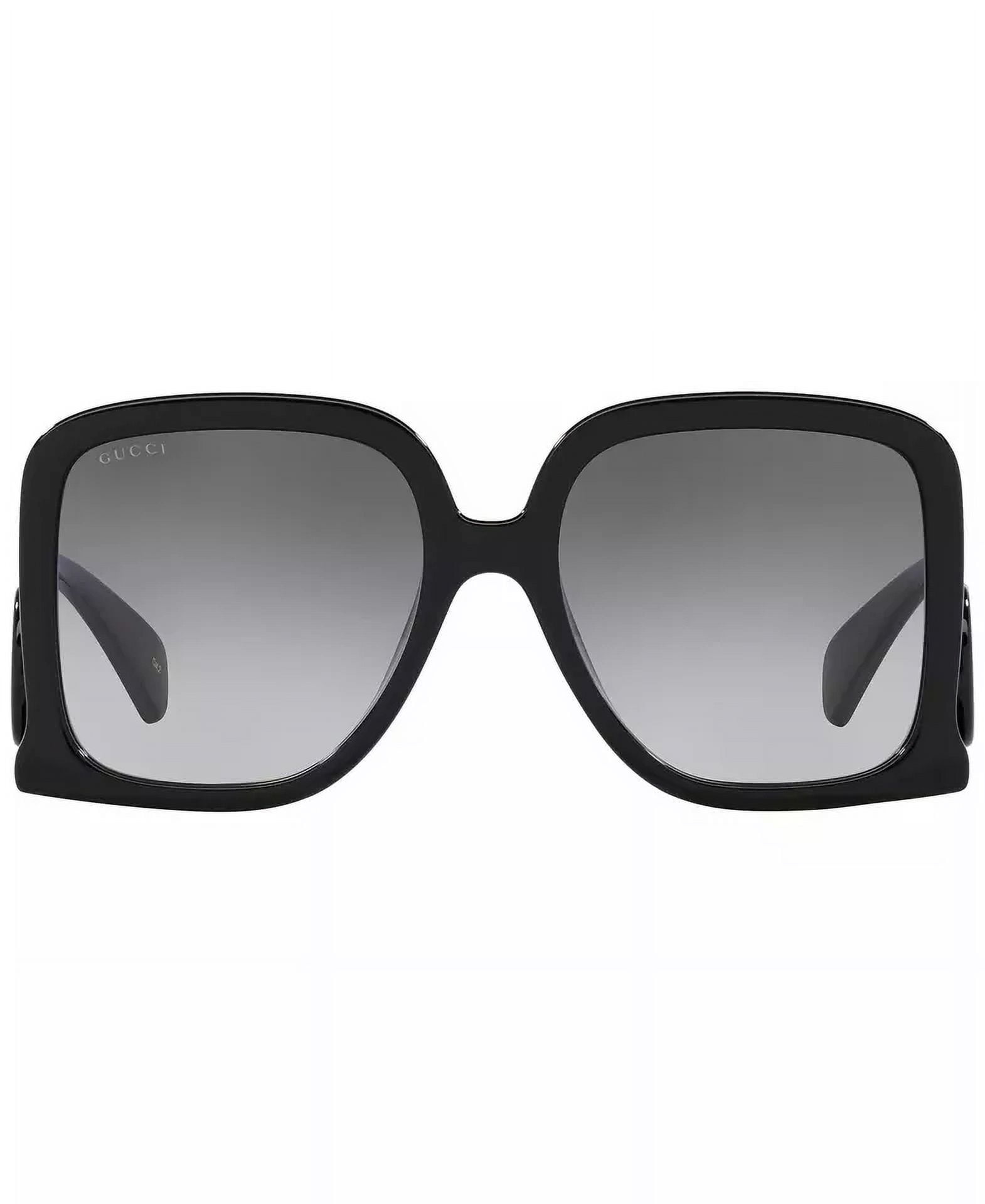 Gucci Ladies Sunglasses Black Oversized GG 1326 001 58mm