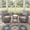 3PCS - Swivel Chairs & Side Table, variant on Opohoro Patio Swivel Rocker Chairs Set of 2, All-Weather PE Wicker Outdoor Conversation Chairs with High Back, Olefin Cushions & Wide Armrests for Porch, Deck, Balcony & Garden