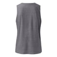 thumbnail image 5 of WTXUE Tank Tops Sleeveless, Scoop Neck Cotton Summer Pleated Tank for Women 2024 Loose V Neck Flowy Solid | Casual for Women Grey L, 5 of 5