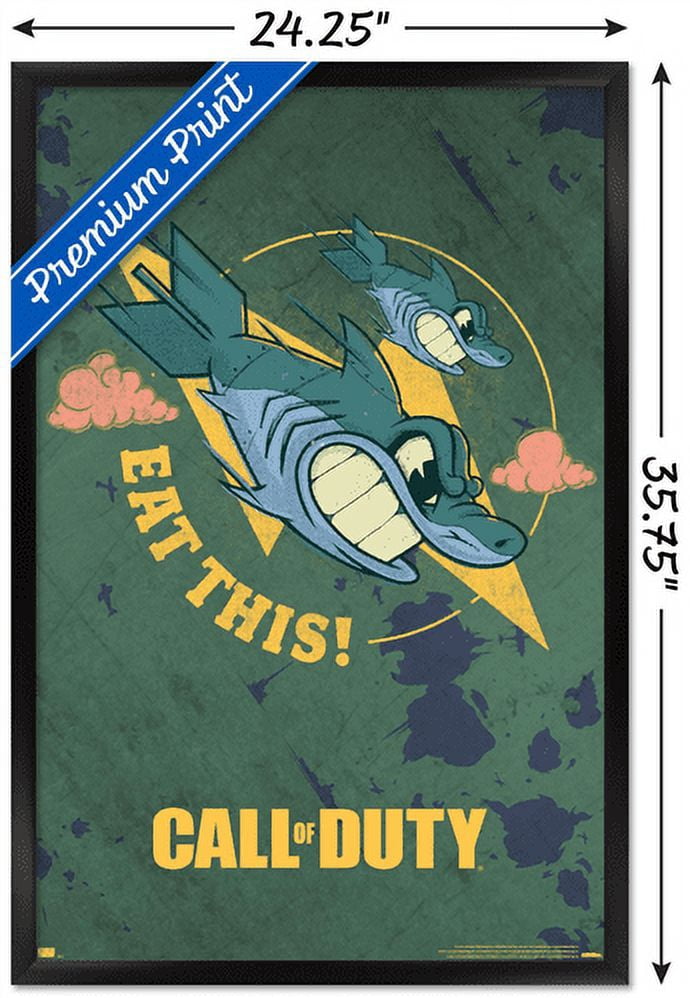Call of Duty: Vanguard - Eat This Wall Poster, 22.375" x 34", Framed