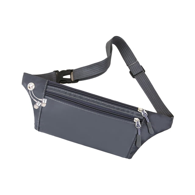 Tumotour Sac Banane pour Femmes Hommes Sac Banane Imperméable pour Femmes Ceinture Croisée Sac Banane avec 3 Poches Zippées Grande Taille Sangle Réglable pour Voyage Cycle Course