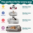 thumbnail image 6 of FurHaven Waterproof Throw Blanket For Dogs & Indoor Cats, Reversible Protective Pet Blanket, Extra Large, Long Faux Fur & Velvet, Gray, 6 of 9