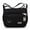 Black, variant on Multi-pocket crossbody bag for women, nylon, shoulder messenger travel handbag with adjustable strap
