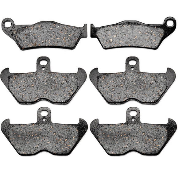 KMG Front + Rear Brake Pads Compatible with 1996-2000 BMW R 850 GS (STD & ABS models) - Non-Metallic Organic NAO Brake Pads Set