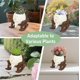 thumbnail image 5 of Mecedora Planter Pot yiilead con forma de cara sonriente, 12 cm, 5 of 6