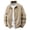 Khaki, variant on SHIXIAOO Men's Casual Jackets for Everyday Wear Relaxed Fit Printed Zip Up Jacket with Stretch Fabric for All Seasons Light Weather Jacket Mens Jackets with Hood Mens Casual Jackets Fashion Anorak No