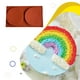 thumbnail image 3 of Inteprter Molde para hornear postres no tóxico fácil de limpiar resistente al calor hornear deliciosos postres duraderos Cocina y Comedor bermellón, 3 of 6