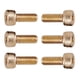 thumbnail image 4 of 6 Uds Tornillos Hexagonales Tuerca de Bloqueo Trémolo Puente Sillines para Guitarra Eléctrica oro, 4 of 6