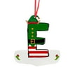 thumbnail image 1 of Letter Christmas Tree Pendant A to Z (without H and V) Decorative Letter Christmas Tree Pendant Personalized DIY Christmas Decorations Hanging Christmas Letters for Christmas (E), 1 of 9