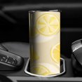 thumbnail image 3 of 20 oz Thermal Insulated Coffee Mug with LeakProof Lid Lemon Slices Cafe Tumblers for Coffee Beverages Tea, 3 of 7
