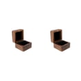 thumbnail image 4 of Caja de almacenamiento de joyería Qarigey portátil de madera color Negro, 4 of 6