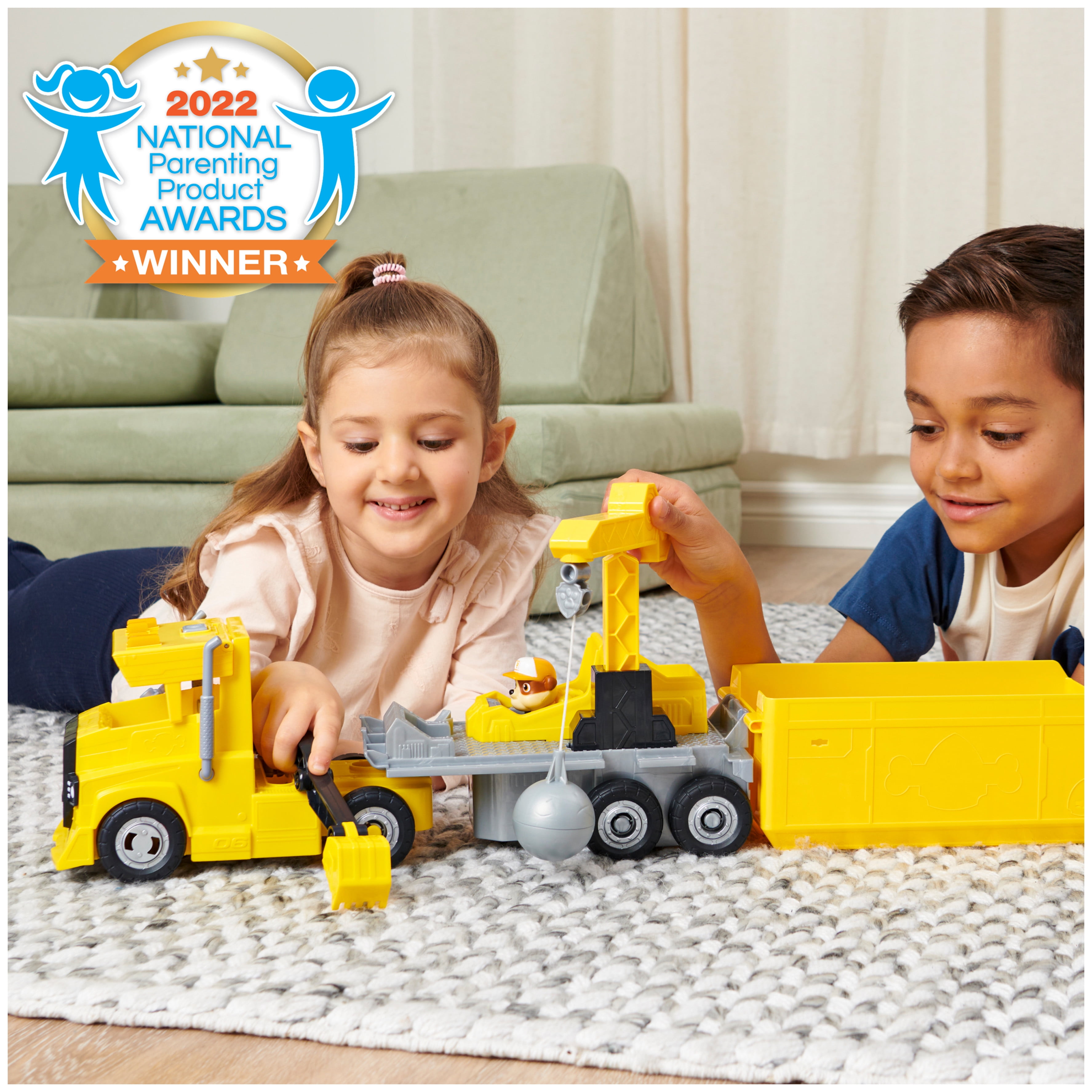 PAW Patrol, Rubble 2 in 1 Transforming X-Treme Truck and Figure - 2