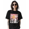 thumbnail image 2 of Funny Cat Sun Womens Tshirt Graphic Tees Cotton Crew Neck T-Shirts, Casual Short Sleeve Shirts for Women Teen Girl Tropical Plant, 2 of 3