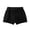 Black, variant on Women's Sexy High Waist Micro Shorts Y2k Knit Mini Shorts Bodycon Hot Pants Clubwear
