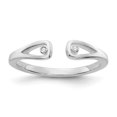 thumbnail image 1 of Sterling Silver 0.01 CT Diamond Ring - Polished - Size 7, 1 of 1