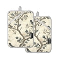 thumbnail image 7 of Yayeee Pot Holders Kitchen Heat Resistant with Pocket 7"x9.8" Cotton Oven Cooking Hot Pads, Beige Birds, 7 of 7