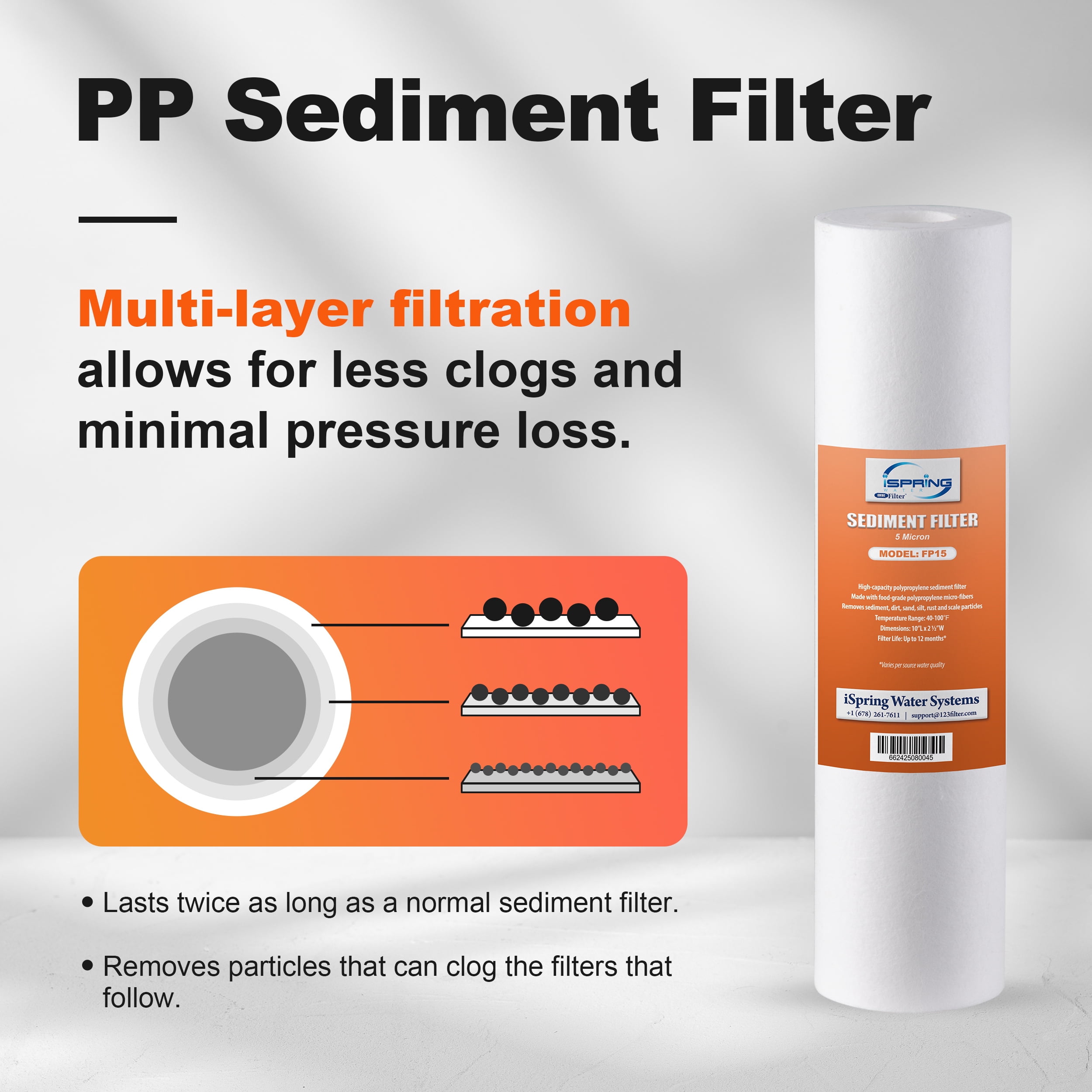6-Stage NSF-Certified Under Sink Reverse Osmosis Drinking Water Filter System with Alkaline Remineralization, Includes an Extra Sediment Filter