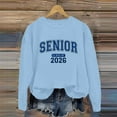 thumbnail image 4 of Womens Spring Sweatshirts Senior 2026 Print Crewneck Y2K Pullover Casual Long Sleeve Loose Fit Tops, 4 of 6
