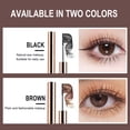 thumbnail image 2 of Waterproof Mascara & Thin Brush Mascara, Natural Slender Thick Curly Eyelash Mascara with Lightweight Three-Dimensional Definition, Black, 2 of 9