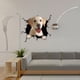 thumbnail image 3 of 1 pieza de pegatinas de perro para coche, pegatinas estáticas extraíbles, duraderas, 3D, divertidas, para ventana, inodoro, pared, puerta, baño y dormitorio. E, 3 of 7