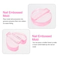 thumbnail image 3 of Weiweiguan 2 Sets Nail Embossed Mold Metal Frame Bending Mold Nail Art Design Tool, 3 of 7