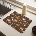 thumbnail image 5 of Dish Drying Mat Absorbent Dish Drainer Kitchen Counter 15.7x11.8inch Dish Drying Pad for Countertops Sinks Draining Racks Cute Foxes in Cute Costumes, 5 of 9
