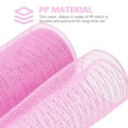 thumbnail image 5 of OUNONA 1Pcs Pink Mesh Ribbon Wreath Making Material for Craft Projects and Floral Designs 9.8x10.2in, 5 of 5