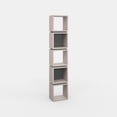 thumbnail image 3 of Ada Home Decor Braeside Multiple Tier Open Shelf Modern Bookcase, Light Mocha/Anthracite, 3 of 7