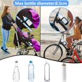 thumbnail image 3 of Portabotellas para Bicicleta de 2 Piezas, Portavasos Universal para Cochecito Ajustable con rotación de 360 Grados sin Tornillos, para Carros, Bicicletas de montaña, andadores, Ruedas, 3 of 5