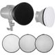 thumbnail image 1 of Difusor suave reflector estándar de 18 cm con rejilla de panal de 20/40/60 grados para proyector de montaje fotográfico con luz estroboscópica de flash de estudio, 1 of 5