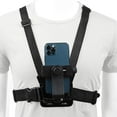 thumbnail image 1 of Mobile Phone Chest Mount Harness Strap Holder, Cell Phone Clip Action Camera Pov Compatible With Samsung Iphone Gopro, 1 of 5
