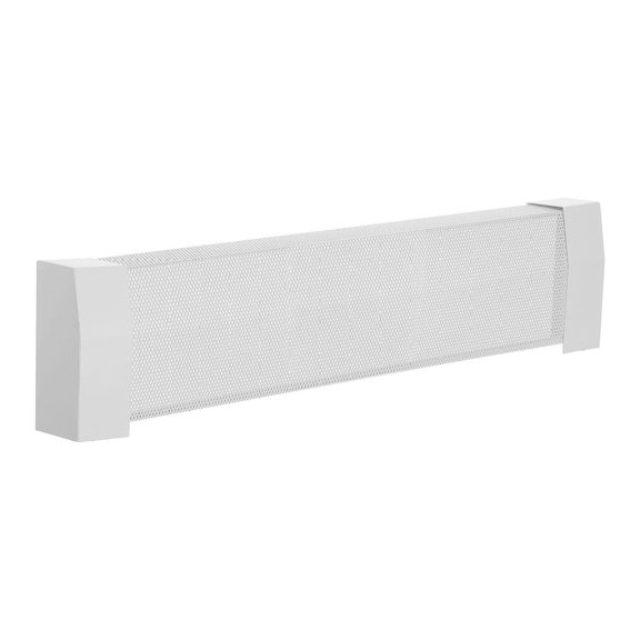 Baseboard Heater Cover 3 ft - White Steel Heating Unit Cover - Easy Install Replacement for Bedroom, Home Improvement - Standard Electric Heater Front Cover