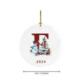 thumbnail image 5 of Coche Decoraciones de Navidad 2025 Nuevo 26 Carta de Navidad Muñeco de Nieve Colgante de Navidad - Colgante de Coche de Acrílico Santa Navidad Muñeco de Nieve Decoraciones, 5 of 5