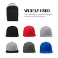 thumbnail image 3 of unbranded Travel Hat Case Negro Para Protección De Gorras Con Rígido Y Asa Cómoda, 3 of 8