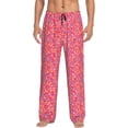 thumbnail image 1 of Balery Colorful Sprinkles Donuts Pantalones de pijama para hombre, pijama ultraligero, pantalón de descanso-X-Large, 1 of 6